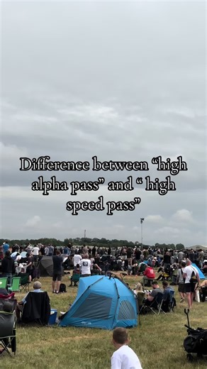Difference Between High Alpha and High Speed Passes