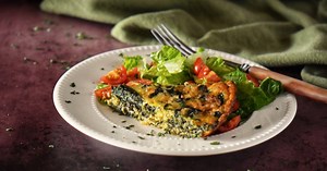 Easy Crustless Spinach Quiche Recipe