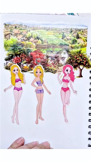 🌺🌼🌸Creating a World for Girls #sticker #princess #paperdiy