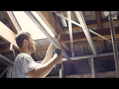 Guide to install ceiling battens in an old house - Rondo system