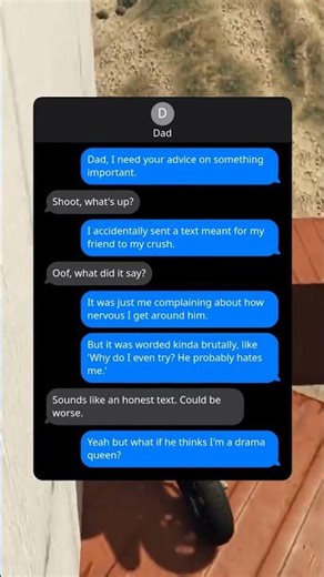 Dad’s Hilarious Fix for Awkward Crush Text!