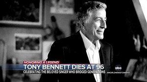 David Muir reports on the life and legacy of Tony Bennett, who died at age 96. Bennett’s career spanned more than 70 years. He was a WWII soldier as a young man, and a supporter of the civil rights movement. trib.al/gDdvbq7 | ABC World News Tonight with David Muir