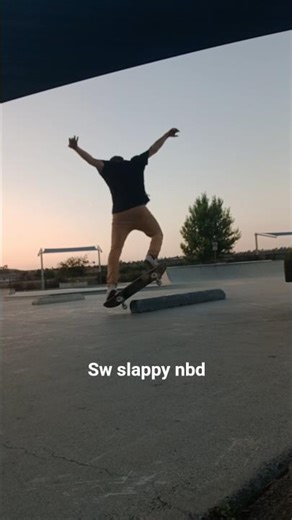 NBD sw slappy crook revert on a parking block #skateboarding