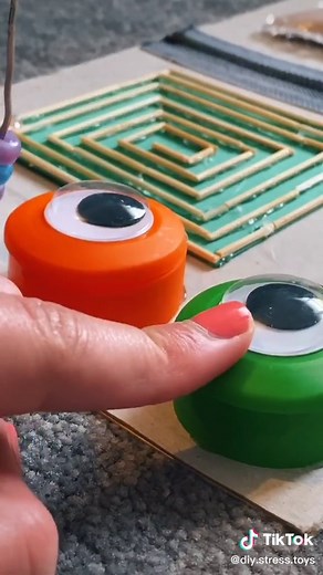 my fidget board :) if you want to know how to make any of these, just comment it and l’ll do a vid tutorial ☺️ #fyp #foryou #homemade #figettoys