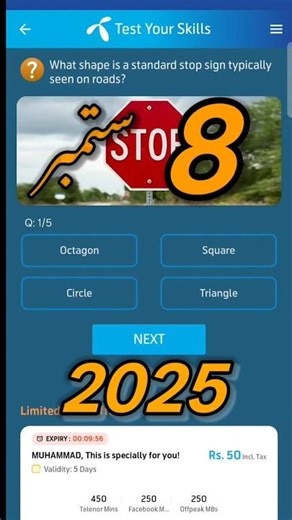 What does a sign with an arrow pointing left or right indicate? | My Telenor Today Questions