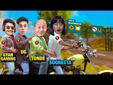 Full V BADGE Squad 💎 Tonde Gamer, UG Ayush & Gyan Gaming Gameplay After Long Time 🔥 Funny Moments
