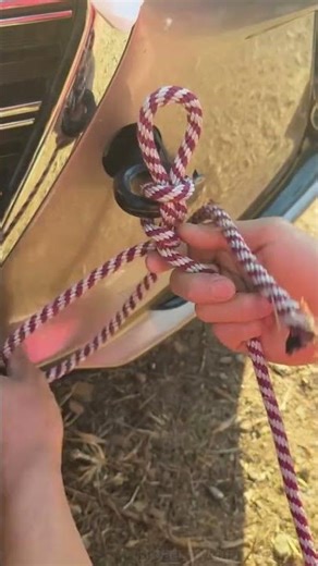 Trailer rope tying operation process
