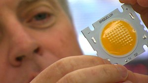 Light bulbs powered by smart chips