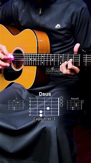 Wonderwall - Oasis Guitar Tutorial #guitartutorial #music #shorts #fyp