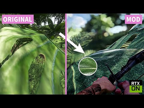 Far Cry 3 Remastered Graphics Comparison | Ray Tracing 4K Texture Mod vs Original Gameplay