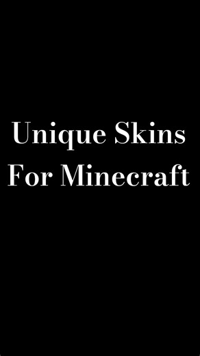 MİNECRAFT Unique Skins With Cape | Android | IOS | PC #minecraft #shorts #cute #cosmetics #skins