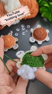 Wow!! 🐢 Super easy, very useful crochet turtle keychain. 🐢 Sell and give as a gift. #crochet #knitting | Crochet knitting love