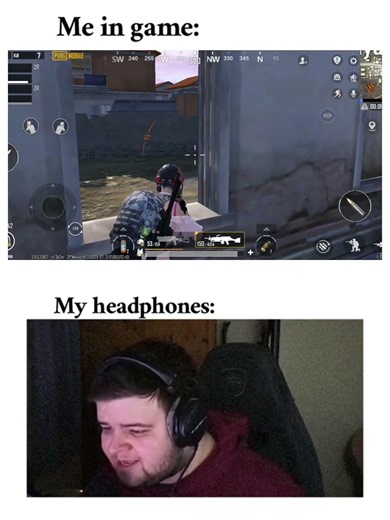 Me in game Vs My Headphone 🎧