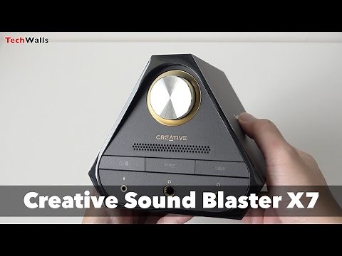 Creative Sound Blaster X7 USB DAC Amp Unboxing