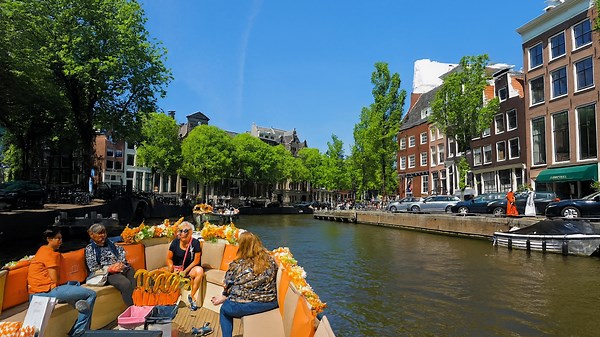 Canales de Ámsterdam – Paseo en Barco Eléctrico de Lujo (4K)