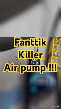Fanttik S200 APEX 👍Powerful Portable Air Pump and Tire Inflator with Power Bank TEST REVIEW