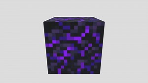 Minecraft Crying Obsidian - Download Free 3D model by PuppetShorts
