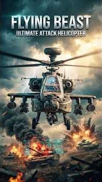 AH-64 APACHE 😱World’s DEADLIEST Attack HELICOPTER 💥 #shorts #viral #trending #explore #reels