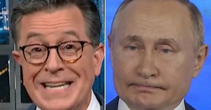 Stephen Colbert Trolls Putin With A Frighteningly Appropriate Makeover