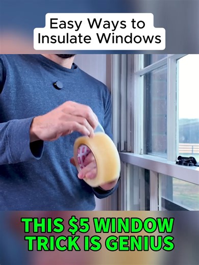 5 Easy Ways to Insulate Windows #winter #windows #homeheatingtips #door #garagedoors #project #howtotiktok #garage #diy #diyhome #diytutorial #diyproject #fyp