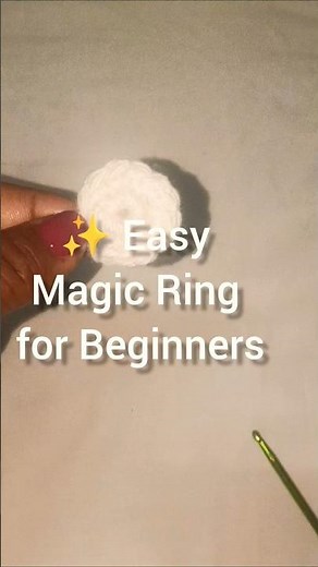 Stop Struggling! Easy Magic Ring for Beginners 🧶✨