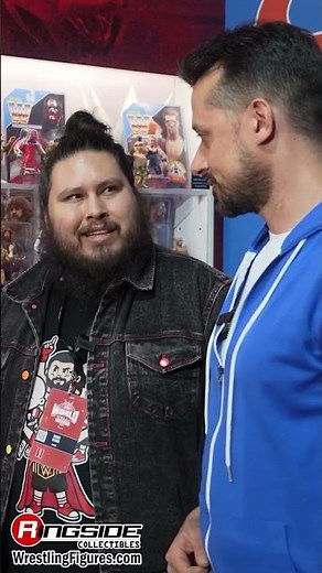 Jey Uso (WrestleMania 41) Mattel WWE Ultimate Edition Ringside Exclusive was on display at