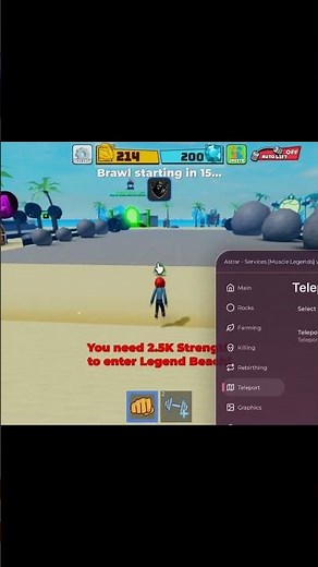 New Script Muscle Legends #roblox #robloxscript #musclelegends #robloxmusclelegends #shorts