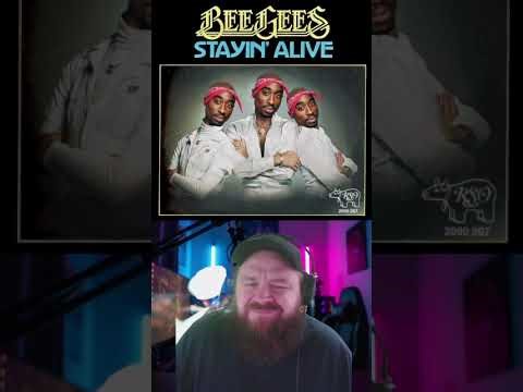 bee gees stayin alive tupac ai style cover
