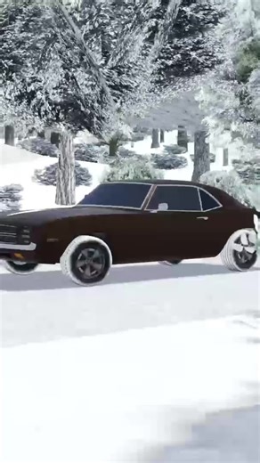 Driving a Rusty Chevrolet in the Snow