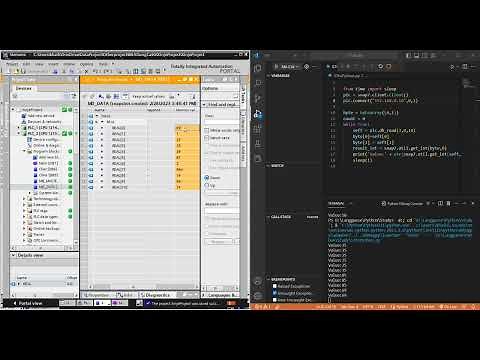 COMMUNICATION S7-1200 SIEMENS WITH PYTHON SNAP7