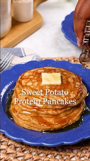 Sweet Potato Pancakes | Protein Pancakes Recipe | Around the Table with LDC