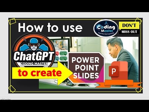 How to use CHATGPT to Create PowerPoint Presentations Slides