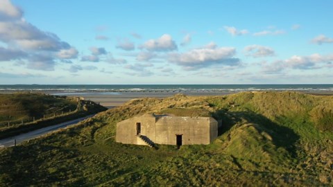 D-Day Unveiled: Drone Views of Normandy's WWII Beaches
