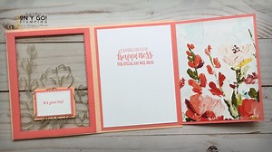 Easy and Elegant Window Card with Patterned Paper