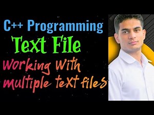Working with multiple text files in C++
