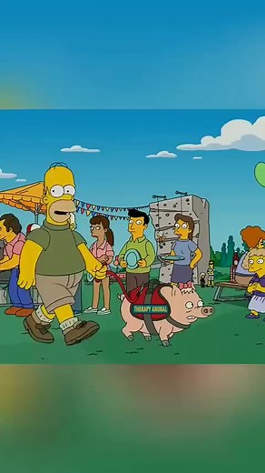 Homer's friend spider pig #simpsons #shorts #simpson #simpsonsclips #simpsonspredictions | Fred L. Quintero