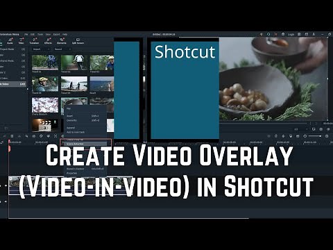 How to Create Video Overlay (Video-in-video) in Shotcut | Tutorial