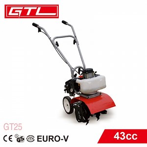 [Hot Item] 250mm Gasoline Mini Tiller 43cc for Agriculture, Agricultural Machinery 1.6HP Gasoline Power Tiller of Farm Hand Cultivator Machinery for Ploughing (GT25)