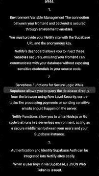 integrating Supabase and Netlify for Seamless Full-Stack Deployment
