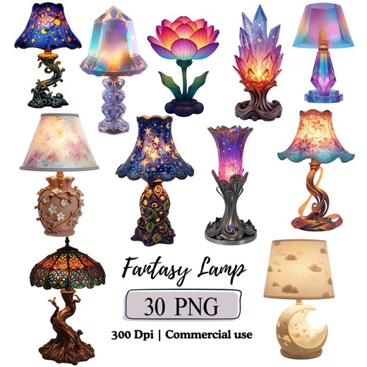 Table Lamp PNG Turkish Lamps Clipart Set, Tiffany Lamp PNG Art Retro Home Decor Illustrations Vintage Stained Glass Lamp Cozy Room Desk Lamp - Etsy