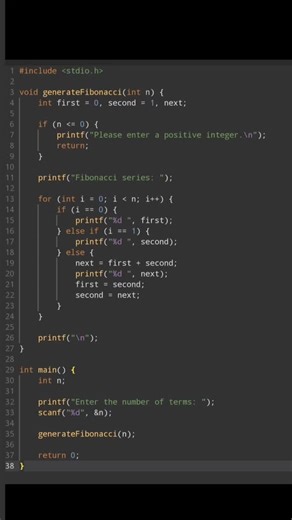 codeandcookadventure on Instagram: "C language program 🌐💻⌨️ Follow : @codeandcookadventure #Coding #Programming #codenewbie #TechSkills #webdevelopment #softwareengineering #LearnToCode #CodingLife #DeveloperCommunity #CodeIsLife #CodingJourney #TechLearning #CodeChallenge #CodeForBeginners #ProgrammingTips #GeekLife #codesnippet"