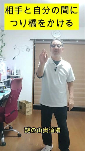 【3段 沈肩墜肘 相手と自分の間につり橋をかける 】謎の山奥道場