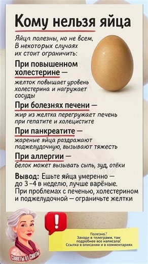 Кому нельзя есть яйца — осторожно с холестерином и печенью!