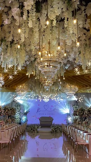 Elegant Ceiling Treatments for Weddings at Farm Hills Garden