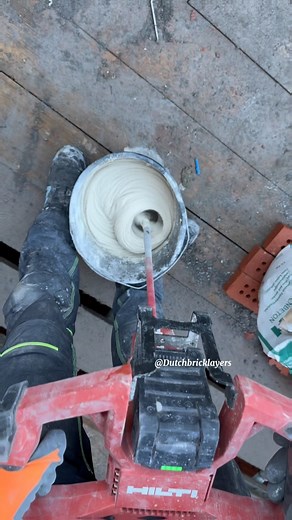 16K views · 115 reactions | Read down below  Why do you want to prevent a thermal bridge in the construction? 類 This helps limit energy loss, improves the thermal efficiency of the building, and contributes to a more comfortable indoor climate. ✅ In this video, we mix the adhesive used to spread on the headers of our blocks, and then the blocks are placed in the mortar. #bricklayers #builders #bouw #hilti #tools #satisfying #construction #aannemer | Dutchbricklayers | Facebook