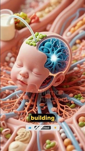 Baby Brain Growth: Neurons Connecting Fast BabyBrainDevelopment #NeuronConnections #BrainHealth