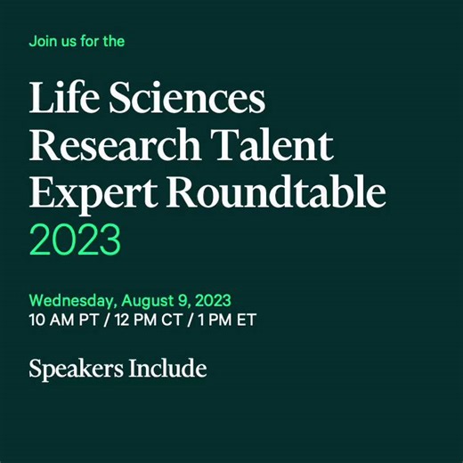Join us this Wednesday for the Life Sciences Research Talent Expert Roundtable, for a discussion of key findings from our new report, including the top markets for life sciences research talent. Register now: https://cbre.co/43YU91S | CBRE