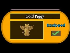 NEW GOLD PIGGY SKIN... (How to Unlock It)