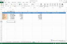 Numeric Formatting of Cells