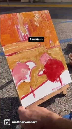 How to paint a fauvism painting